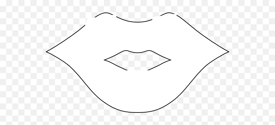 Download Showing Gallery For Lips Kiss Clipart Black And - Lips Png White Emoji,Kiss Clipart