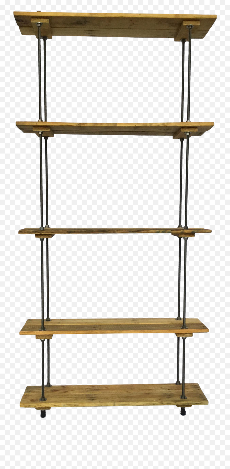 Bauhaus Tall Recycled Wood And Metal Emoji,Bookcase Png