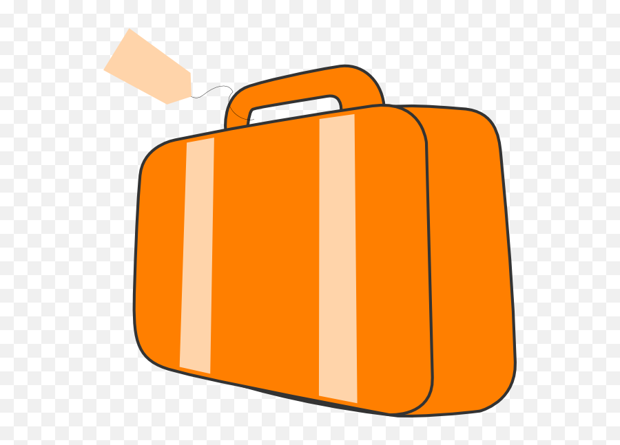 Download Clipart Free Luggage Clipart - Transparent Luggage Cartoon Png Emoji,Suitcase Clipart