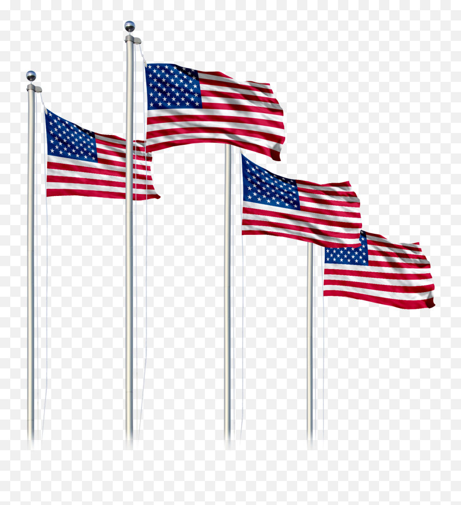 Download Usa Flag W Optional Flagpole - Png Usa Banner Png Emoji,Flag Banner Png