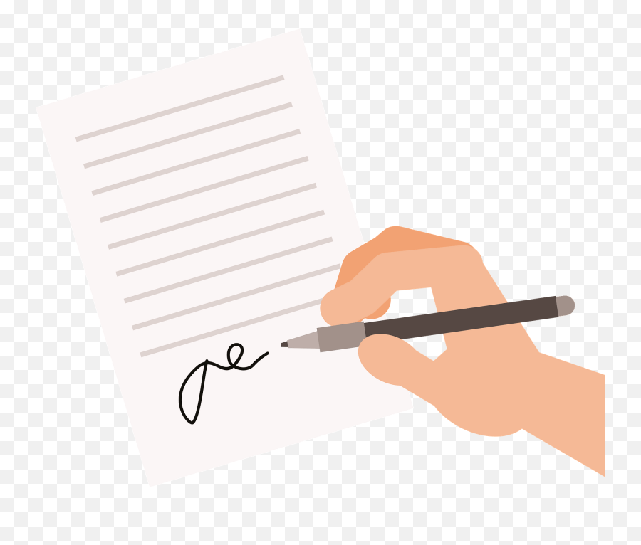 Hand Writing Clipart - Clip Art Hands Writing Emoji,Writing Clipart