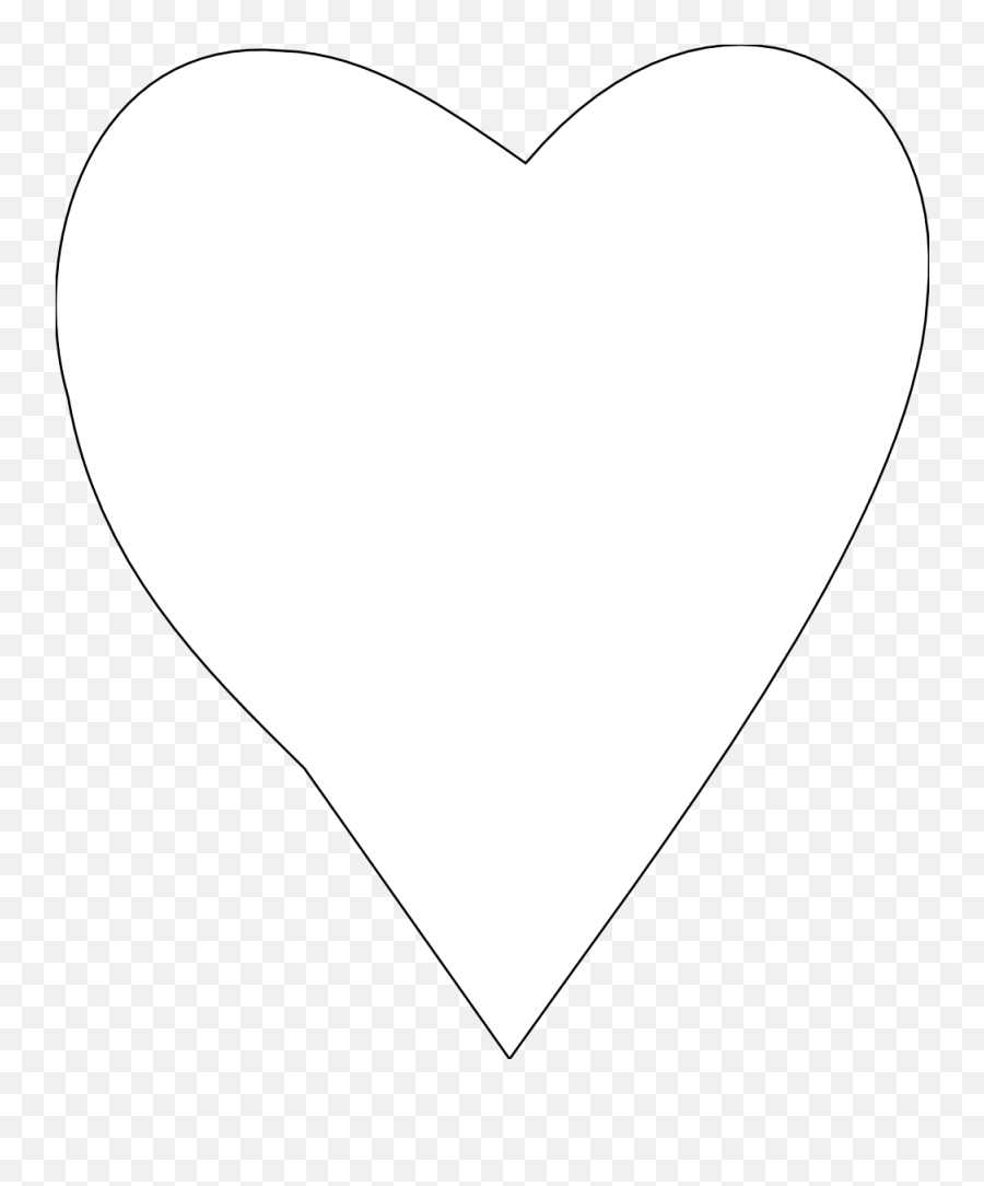 Heart Symbol Sheet Page Black White Line Art 999px - White Emoji,Heart Icon Transparent