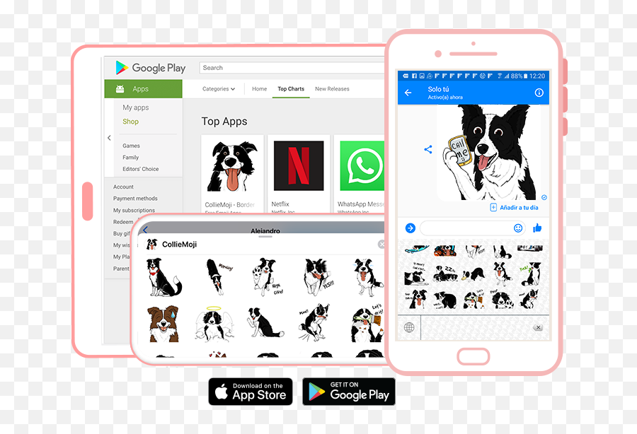 Create Your Pet Emoji To Share In Messages - Doggymojis Services,Phone Emoji Png