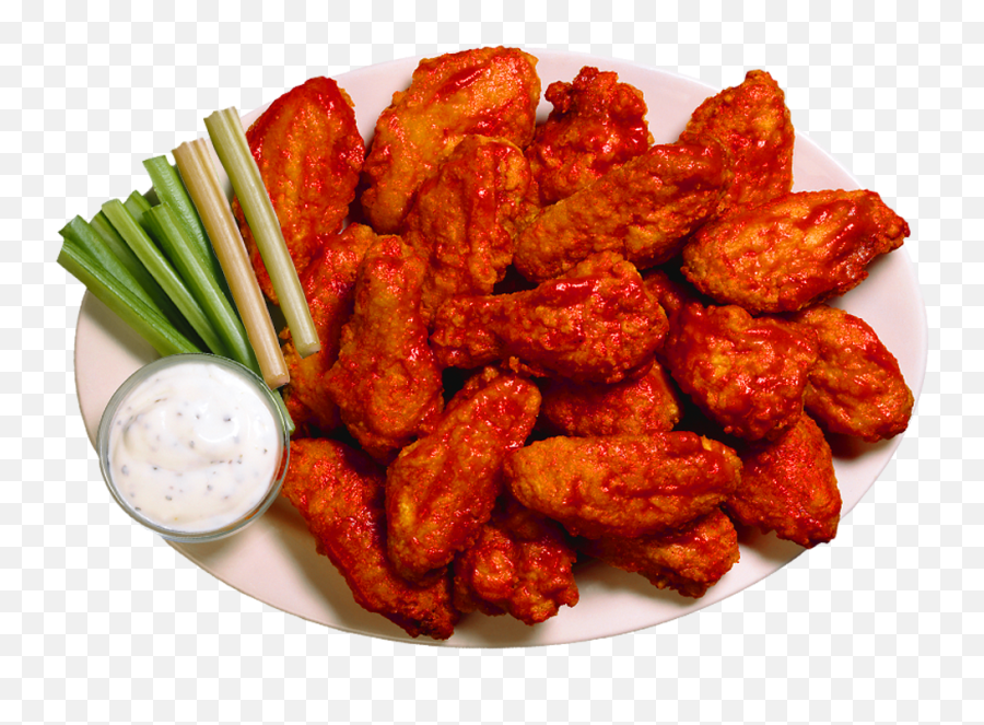 Download Wings - Hot Wings With Ranch Full Size Png Image Emoji,Hot Wings Png