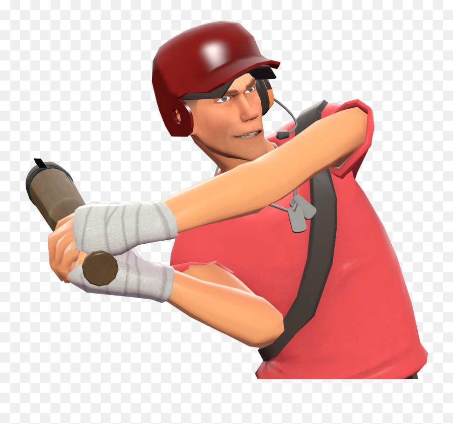 Download Scout With The Batteru0027s Helmet Tf2 - Tf2 Scout Emoji,Tf2 Scout Transparent