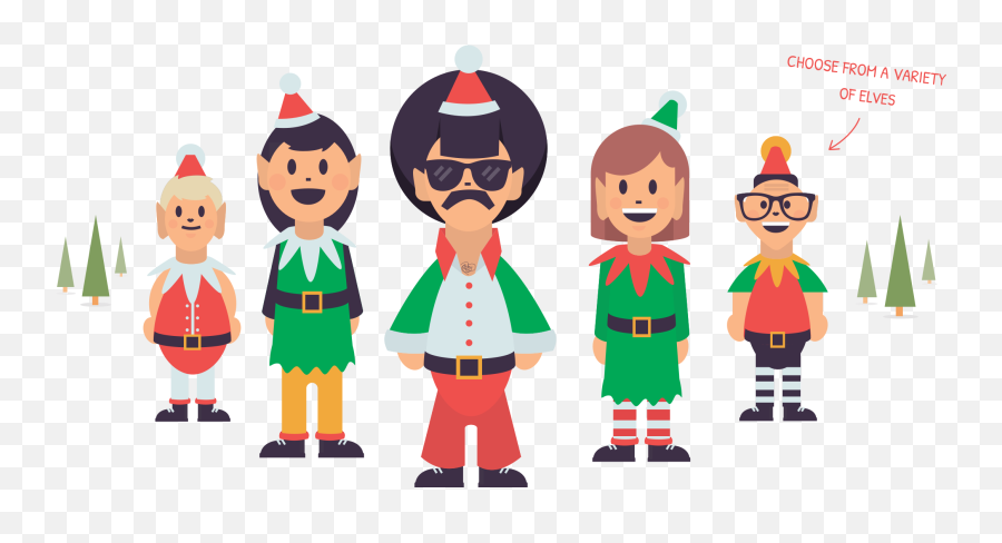 Santas - Christmas Elf Emoji,Elf On The Shelf Clipart