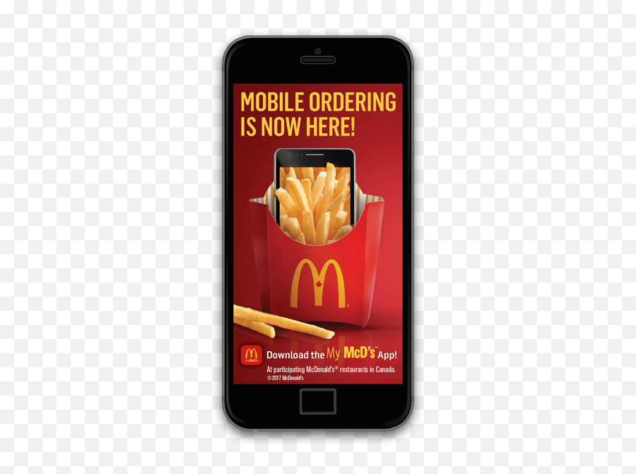 Strathmore Mcdonalds On Twitter Check Out The Mymcdu0027s App - Mcdonalds Mobile Ad Png Emoji,Mcdonalds Png