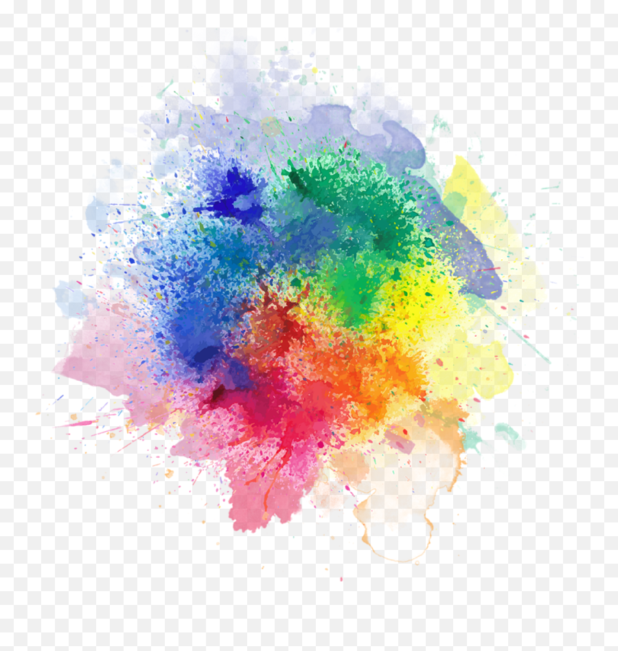 Powder Clipart Watercolor Color Splash - Water Splash Color Png Emoji,Splash Png