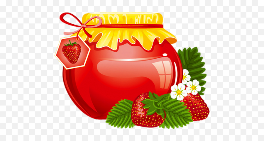 Confiture De Fraise Png - Strawberry Jam Clipart Confiture De Fraise Dessin Emoji,Jam Clipart