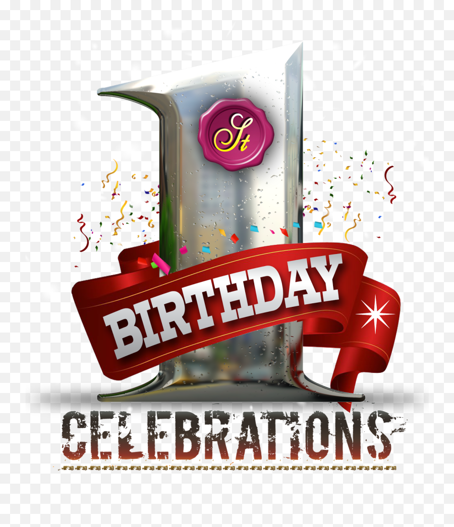 1st Birthday Celebrations Png Logo Free Downloads Naveengfx - 1 Birthday Png Logo Emoji,Birthday Logo