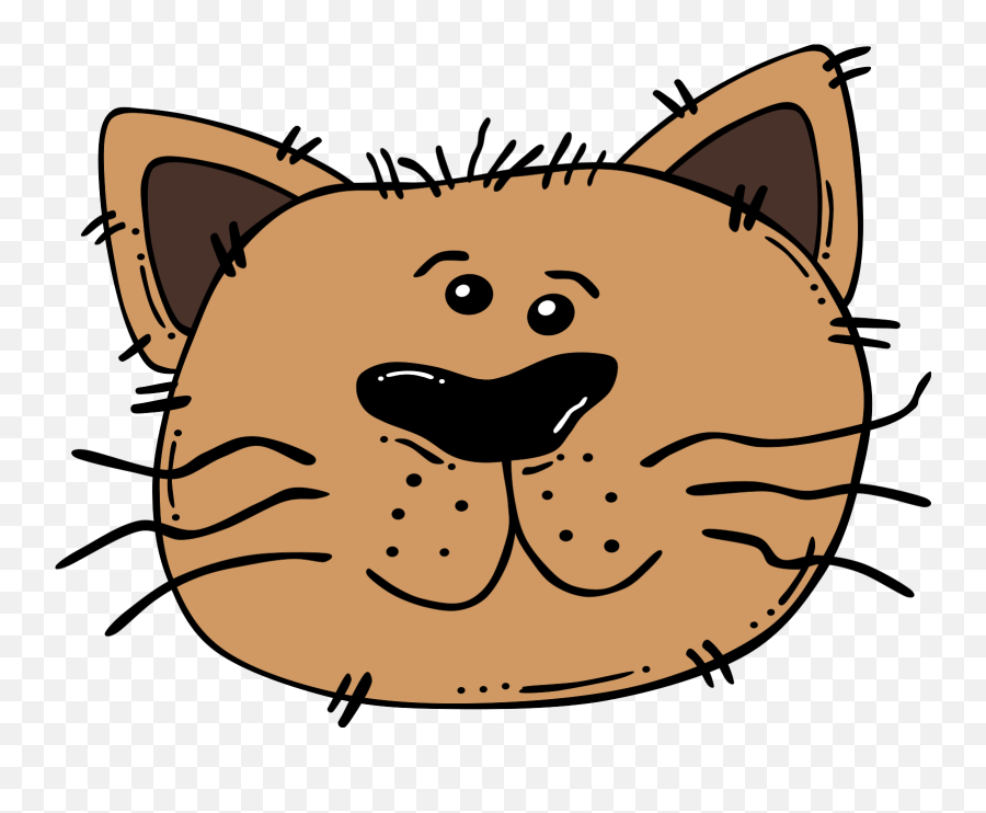 Cartoon Cat Face Svg Vector Cartoon Cat Face Clip Art - Svg Blank Cat Face Clip Art Emoji,Cat Face Png