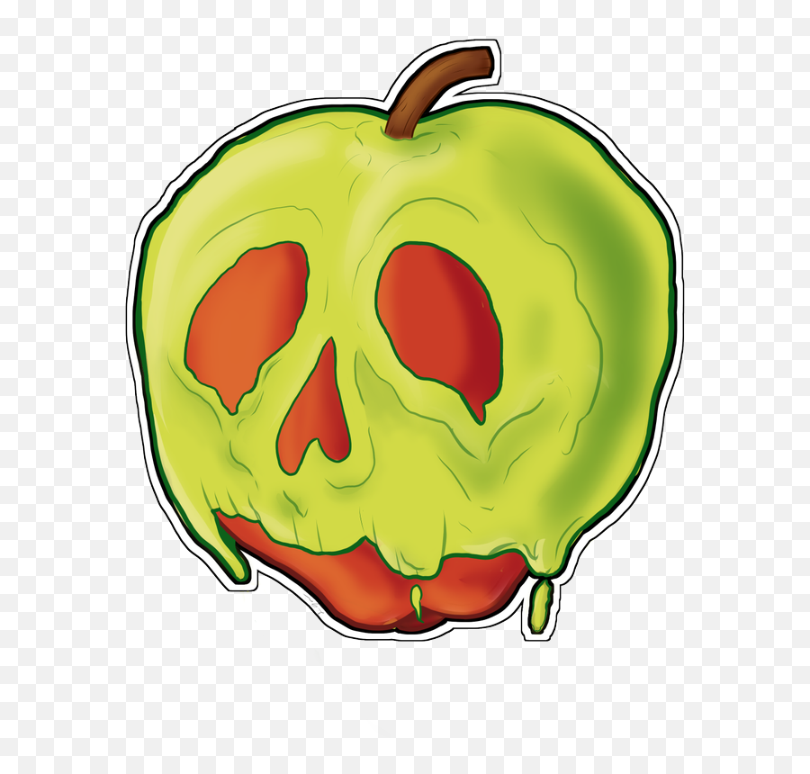 Quick Draw Of The Poison Clipart - Poison Apple Png Transparent Emoji,Poison Clipart