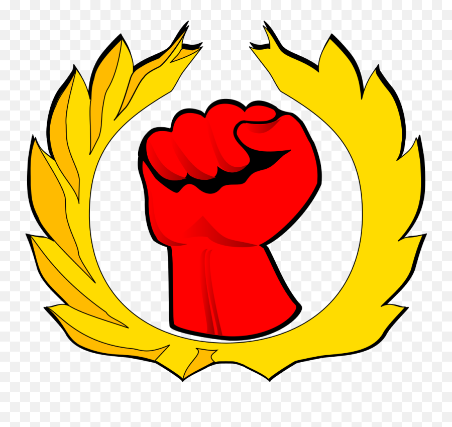 Fist Union Gauntlet Happy Labour - Language Emoji,Labor Day Clipart