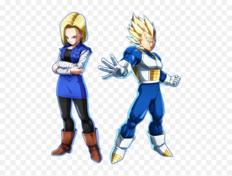 Vegeta Vs Android 18 - Vegeta And Android 18 Emoji,Android 18 Png