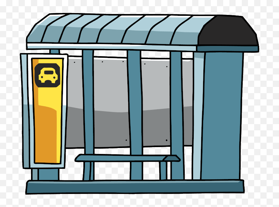 Taxi Stand - Taxi Stand Cartoon Png Emoji,Wait Clipart