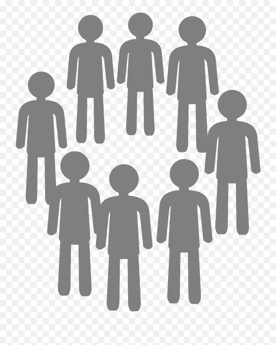 Population Gray Group Svg Vector - Transparent Population Clipart Png Emoji,Population Clipart