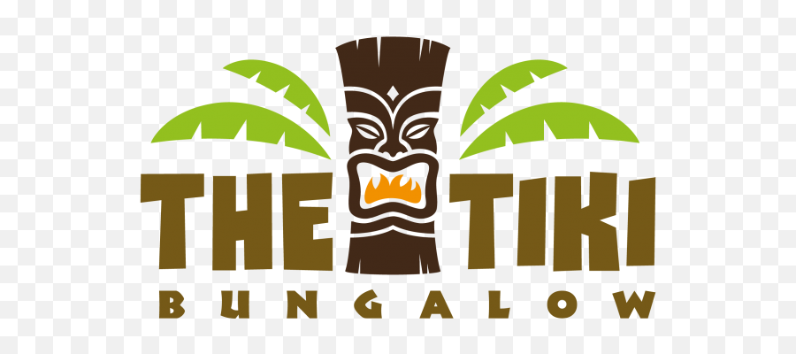 The Tiki Bungalow Cocktail Bar - Tiki Emoji,Cocktail Logo