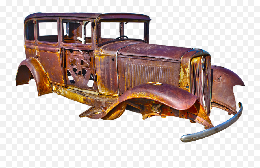 Auto Oldtimer Vintage Car Old - Antique Car Transparent Carros Enferrujados Png Emoji,Vintage Car Png