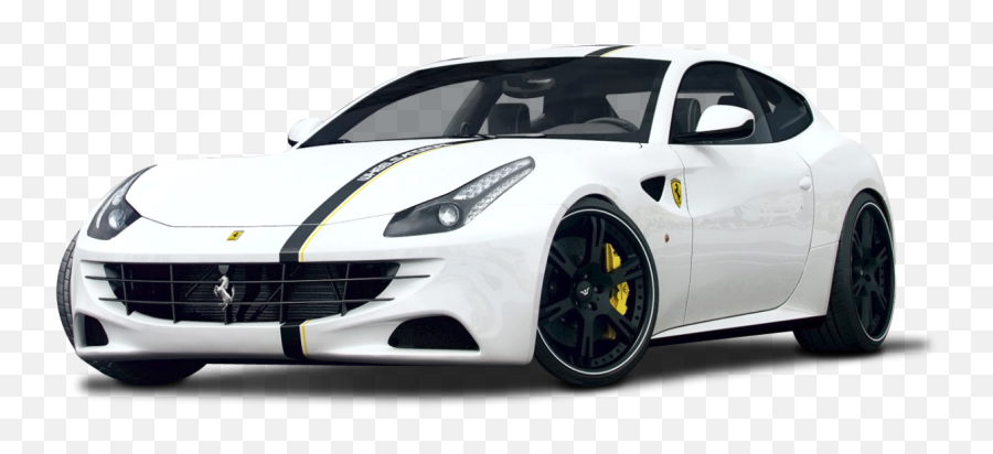 Silver Ferrari Pnglib U2013 Free Png Library - White Ferrari No Background Emoji,Ferari Logo