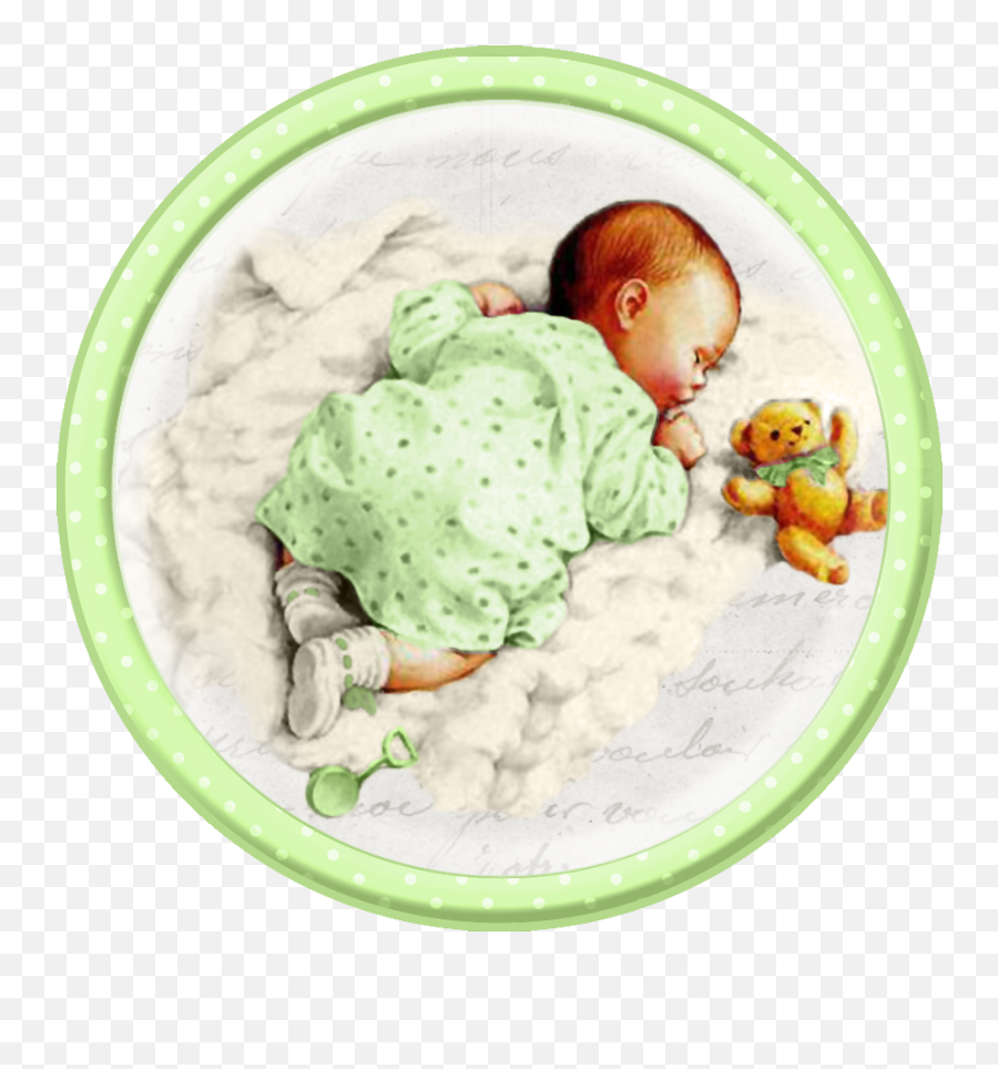 Cute Sleeping Babies - Imagenes De Bebe Durmiendo Para Bautizo De Niña Para Imprimir Emoji,Sleeping Baby Clipart