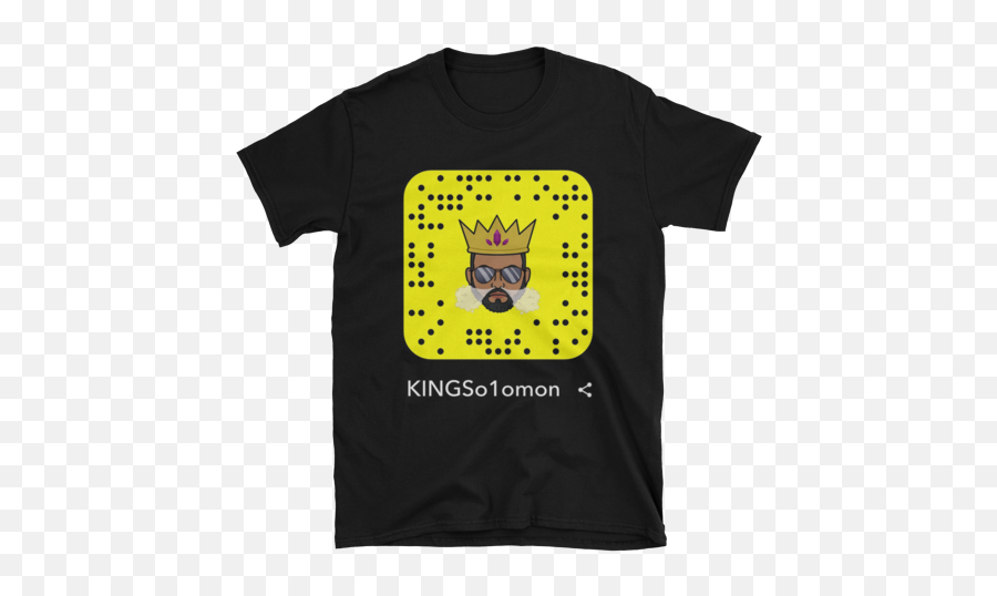 Kingu0027s So1omon Snapchat Logo T Shirt U2014 K1ng So1omon Emoji,Snapchat Logo
