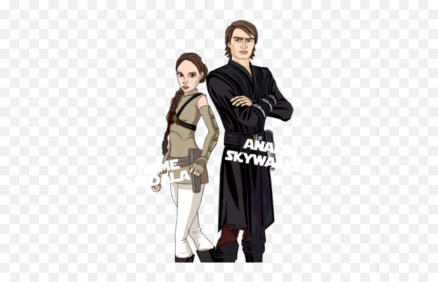 Anakin And Padme Fan Art Cw Anakin And Padme Anakin And Emoji,Anakin Skywalker Transparent
