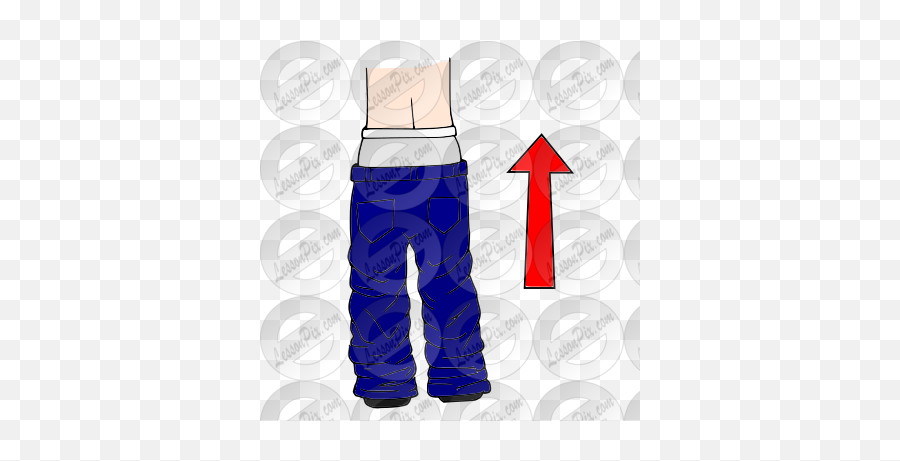 Pants Up Picture For Classroom Therapy Use - Great Pants Emoji,Panties Clipart