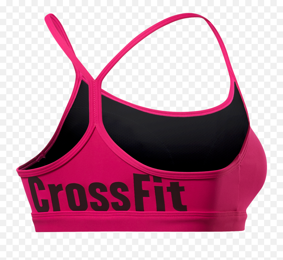 Womens Crossfit Skinny Strap Medium Impact Sports Bra - Go Emoji,Transparent Bra Strap
