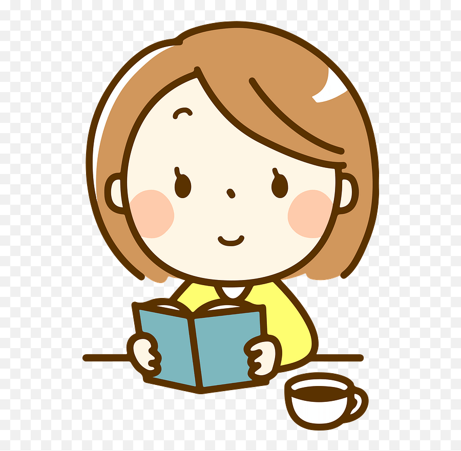 Melissa Woman Is Reading A Book Clipart Free Download - Shocked Clipart Emoji,Read Clipart