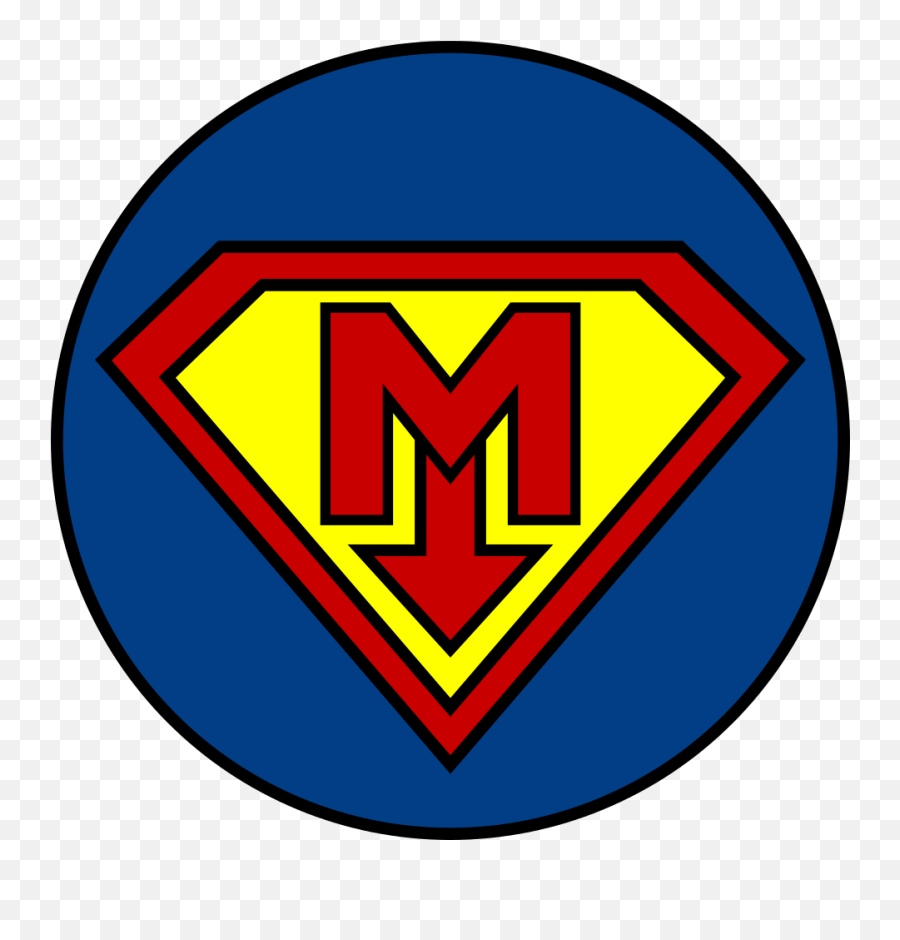 Supermark - Npm Emoji,Superman Logo M