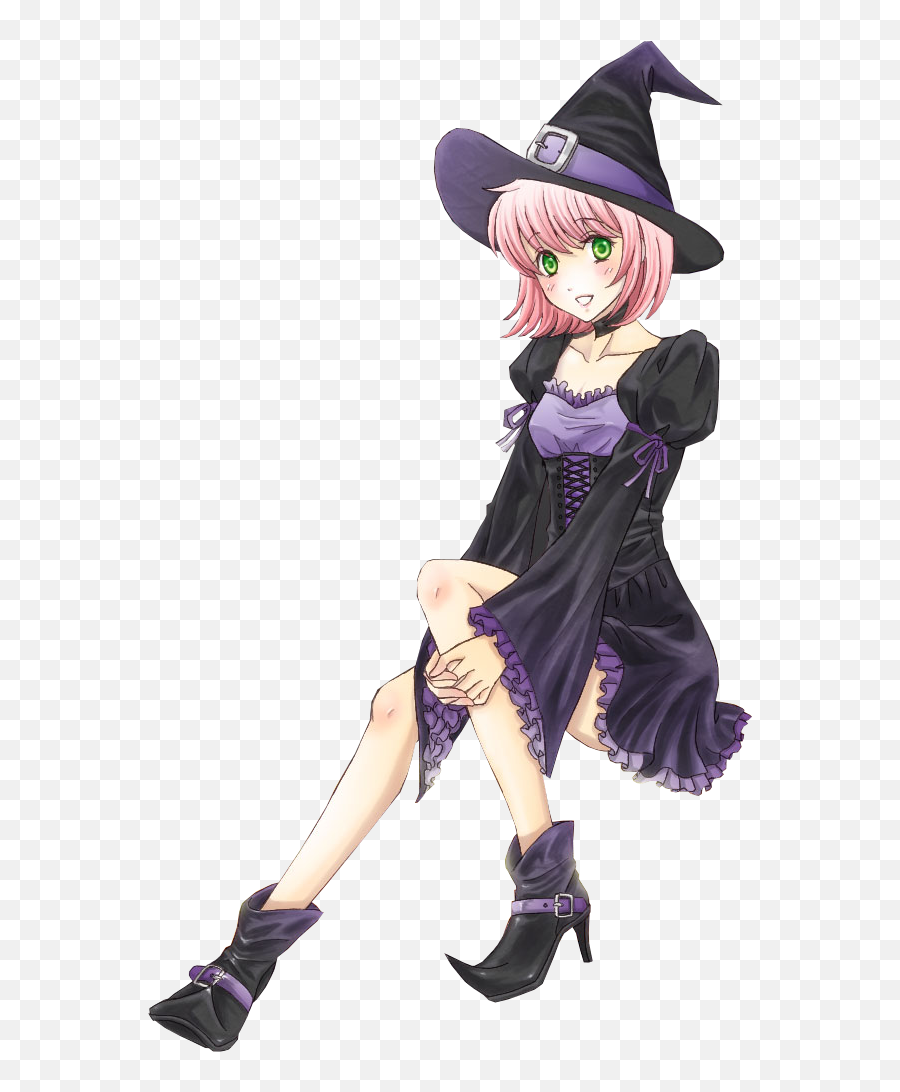 Anime Witch Witch Witch Girl Emoji,Witch Transparent Background