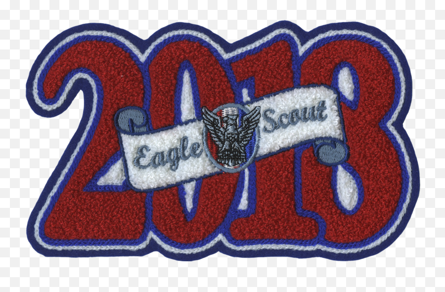 2018 Eagle Scout Letterman Jacket Patch - Art Emoji,Eagle Scout Logo