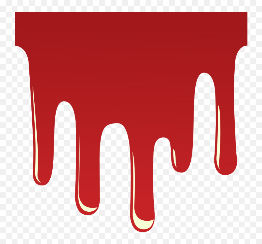 Red Blood Drip - Openclipart Blood Drops Clipart Emoji,Blood Drip Png