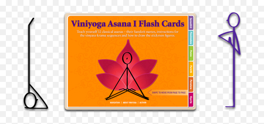 Viniyoga Asana 1 Yoga Flash Cards In The Tradition Of Krishnamacharya Emoji,Asana Logo