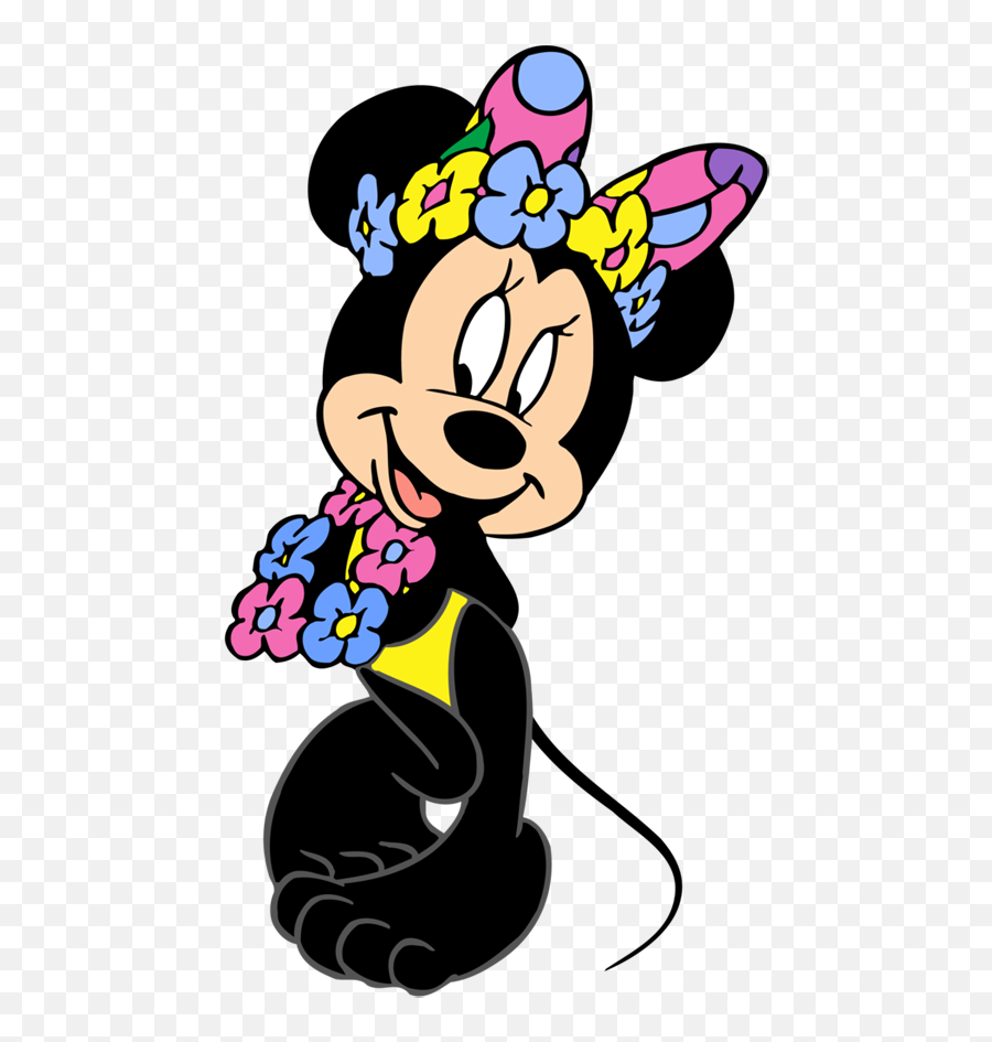 Clipart Swimming Mickey Clipart Swimming Mickey Transparent - Swimsuit Minnie Mouse Hula Emoji,Mickey Clipart