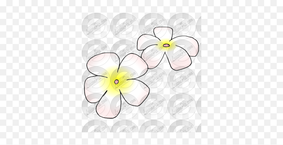 Hawaiian Flowers Picture For Classroom - Floral Emoji,Hawaiian Flower Clipart