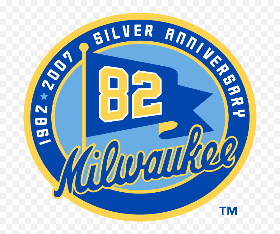Milwaukee Brewers Anniversary Logo - Milwaukee Brewers 1982 Logos Emoji,Brewers Logo