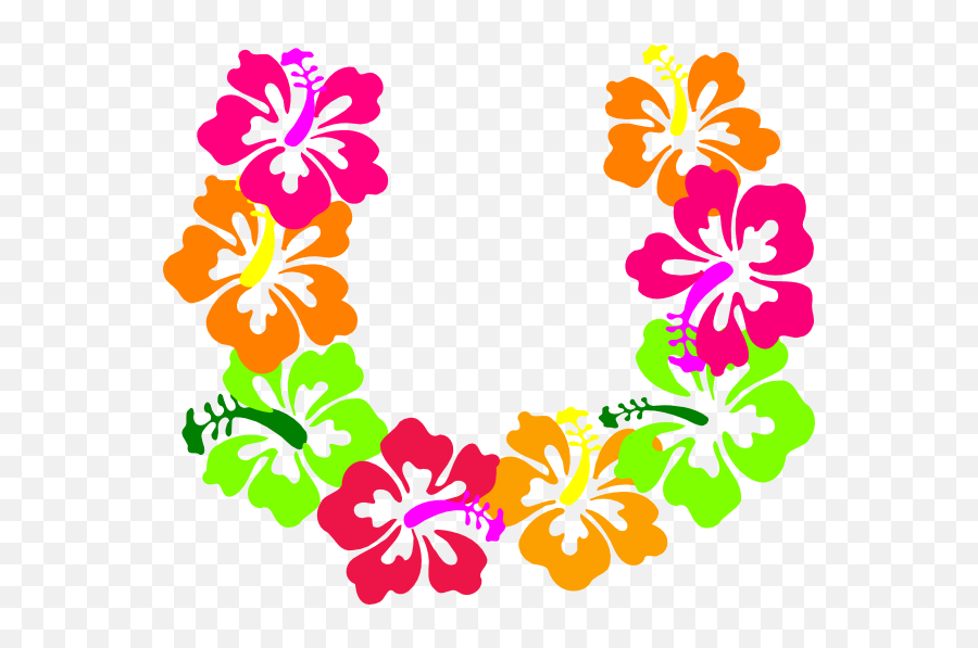 Plumeria Clipart - Clipartsco Flower Lei Clipart Emoji,Flower Outline Clipart