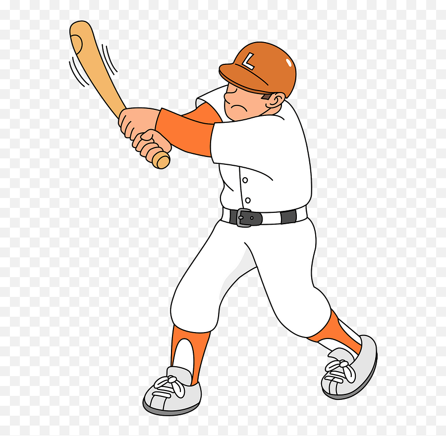 Baseball Player Batting Clipart Emoji,Baseball Player Clipart