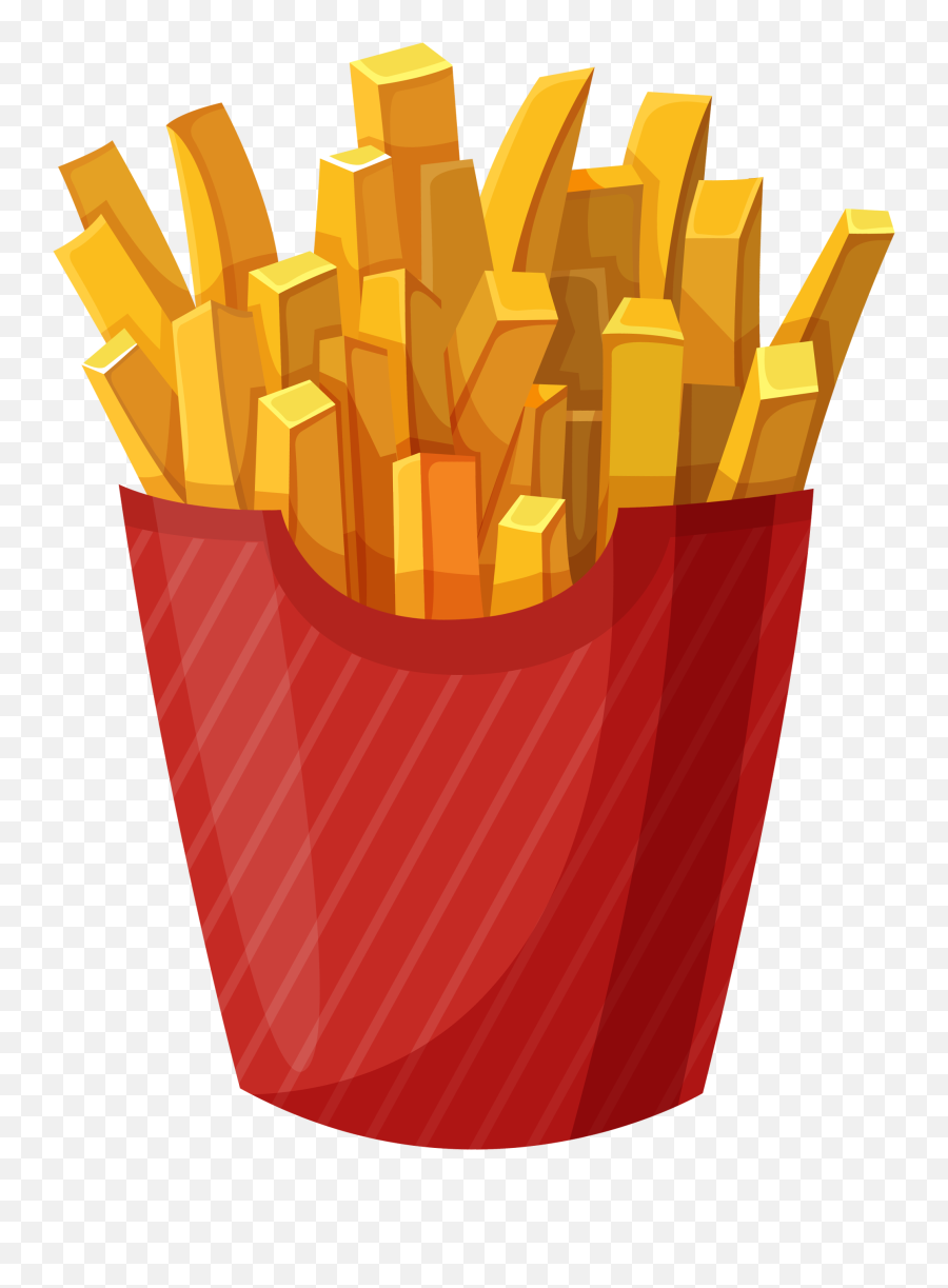 Png Image - Transparent Background Fries Clipart Emoji,Fries Clipart