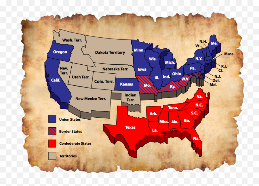 Civil War Confederate States Of America - Confederate States Emoji,Civil War Clipart