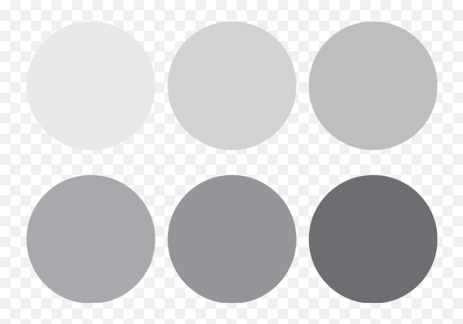 Decorative Grey Circles Sticker - Colores Grises Para Paredes Emoji,Grey Circle Png