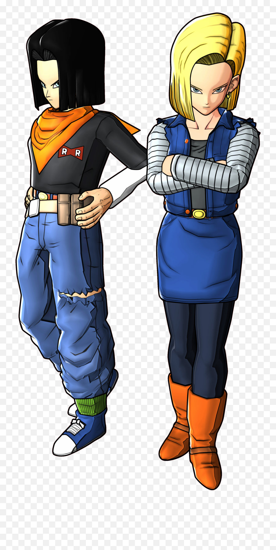 Android 18 - Android 17 Out Fit Emoji,Android 18 Png