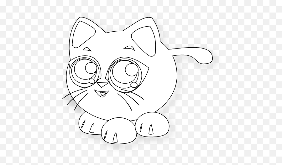 Black Cat Clipart - Dot Emoji,Black Cat Clipart