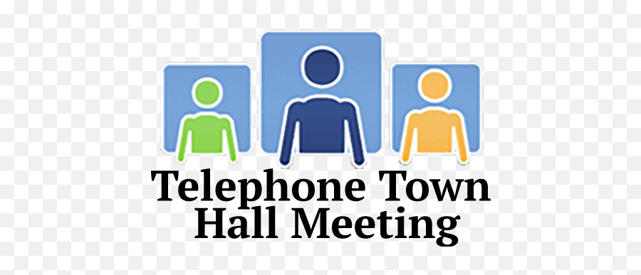 Virtual Town Hall Meeting Png Royalty - Telephone Town Hall Emoji,Meeting Clipart