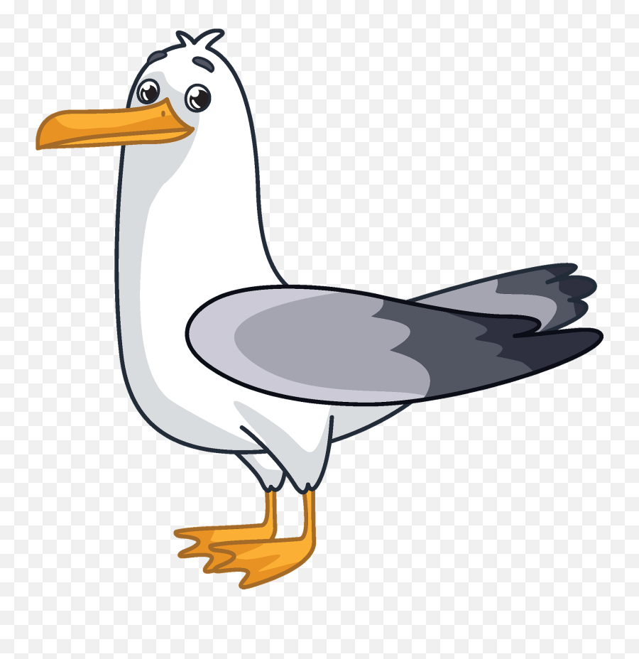 Gull Clipart - Seagull Creazilla Clipart Emoji,Seagull Clipart