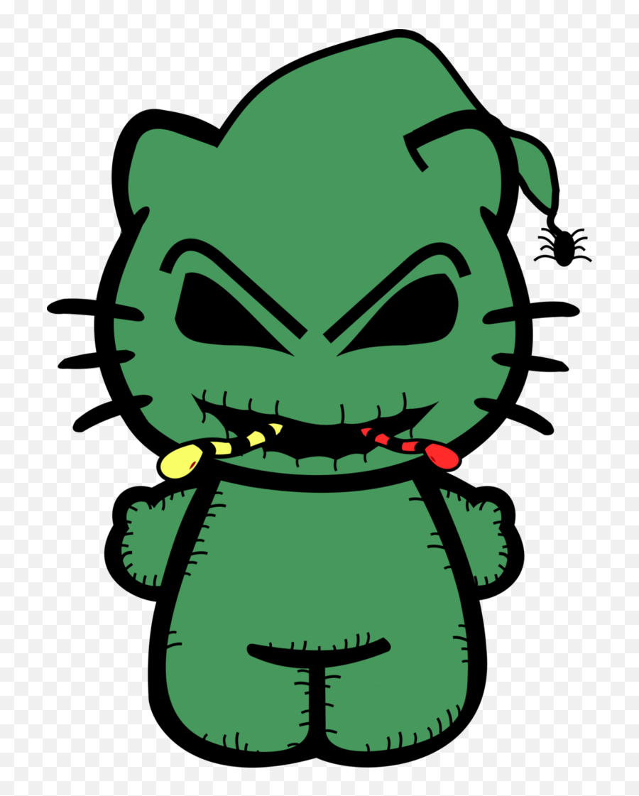 Nightmare Before Christmas Hello Kitty - Hello Kitty Nightmare Before Christmas Emoji,Oogie Boogie Clipart