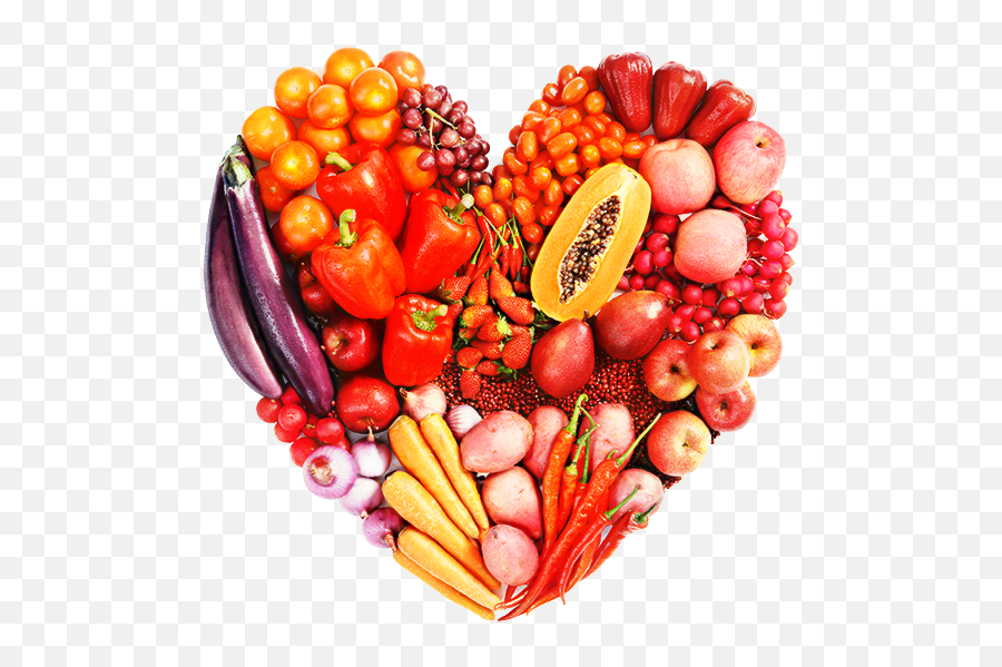 Healthy Diet Superfood Heart - Png Download 600600 Free Heart Shape Fruits And Vegetables Emoji,Healthy Png
