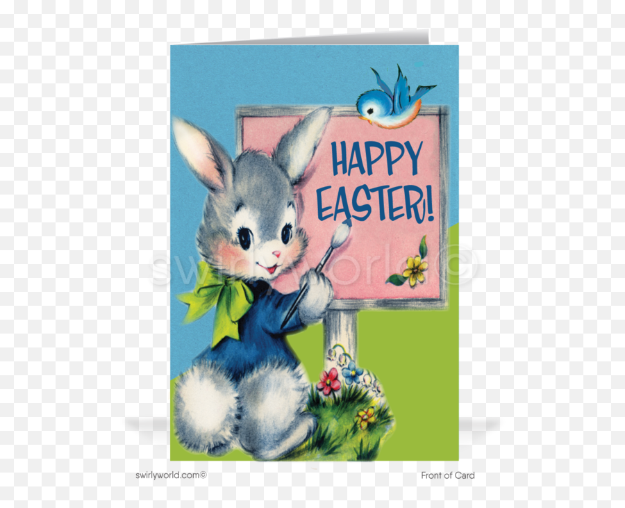 Vintage Easter Cards - Swirlyworlddesign Emoji,Easter Blessings Clipart