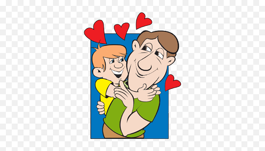 Fatheru0027s Day Clipart - Hug Emoji,Fathers Day Clipart
